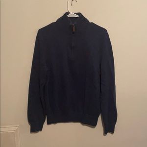 Blue polo barely worn sweater!